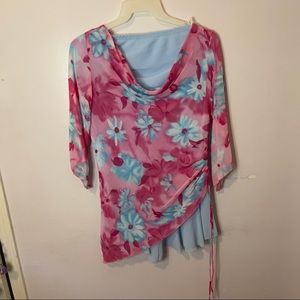 Flowery Skirt and shirt Set !